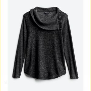 Kaavia Button Detail Brushed Knit Top